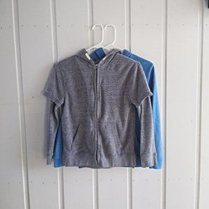 8/10 Boy's Full Zip Hoodies - Set of 2